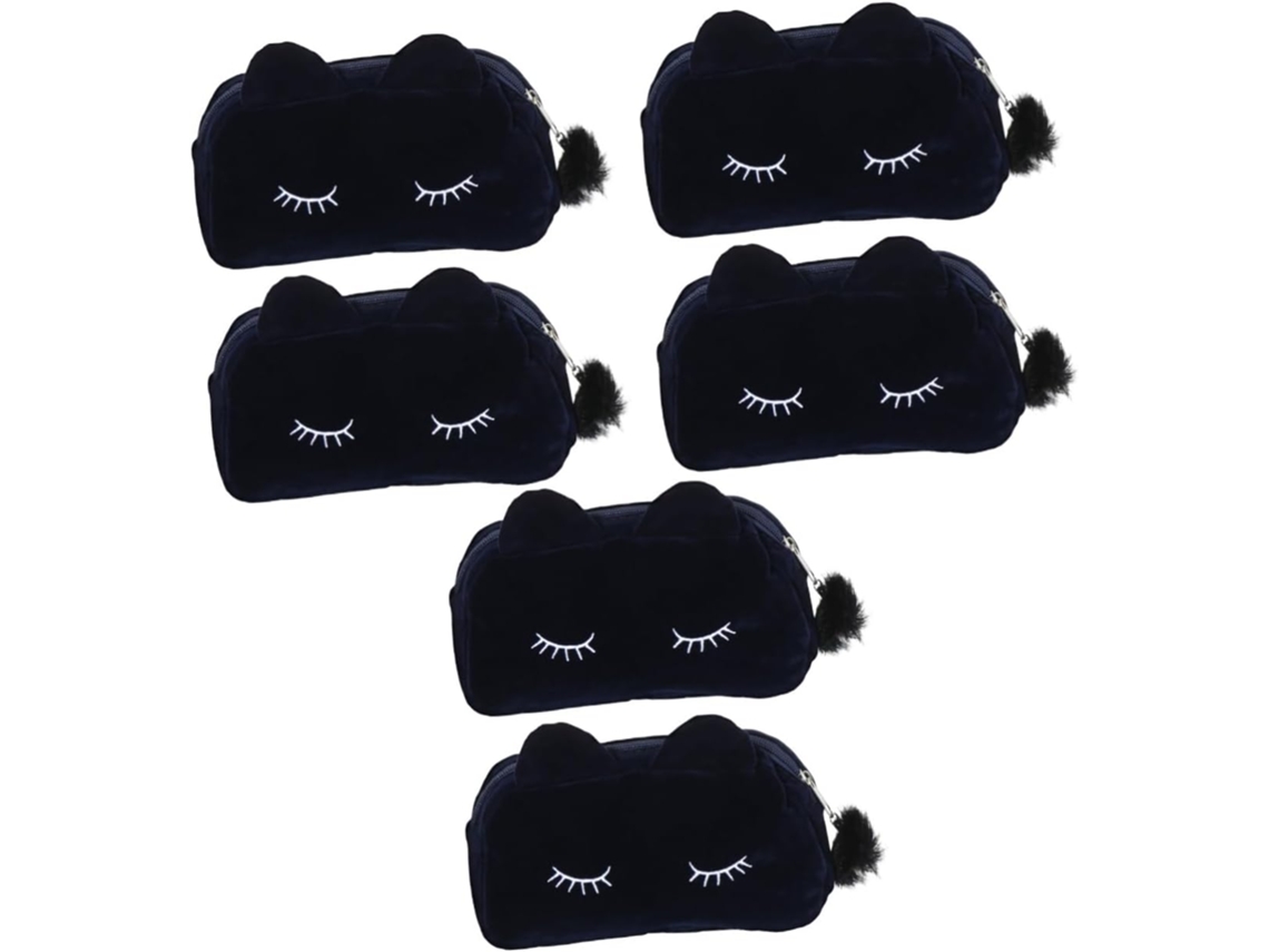 Juego De Neceser De 6 Piezas Con Diseño De Gato Para Guardar Cosméticos Y Artículos De Viaje.