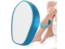 Eliminador de vello de cristal, herramienta de exfoliación indolora de nanocristales para hombres y mujeres, rápida y fácil, color azul Chennnls