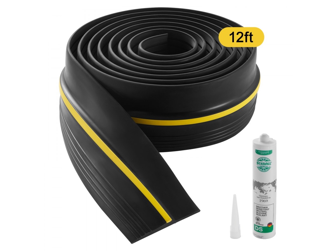 Valla de garaje de 3,66 m en PVC negro, resistente al agua y al polvo, Tekmaquinas