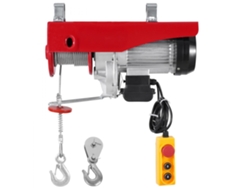 Cabrestante Eléctrico de 1200kg con Doble Cable, Control Cableado y Palan Eléctrico de Emergencia Tekmaquinas