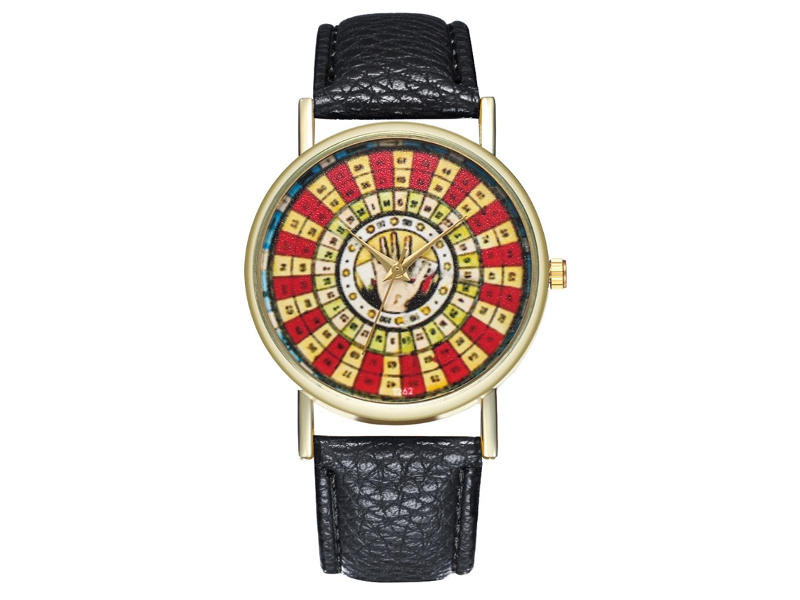 Reloj De Pulsera Para Parejas Zhoulianfa Con Correa De Pu Y Movimiento De Cuarzo (negro)
