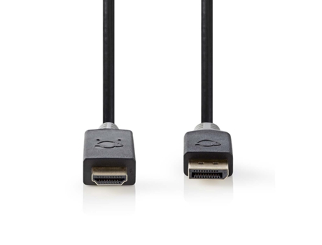Nedis Ccbw37100At20 Adaptador de Cable de Video 2M Displayport Hdmi Antracita