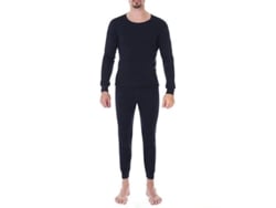 2026-conjunto Térmico De Camiseta De Manga Larga Y Pantalones Para Hombre, Ropa Interior De Algodón Suave Para Dormir