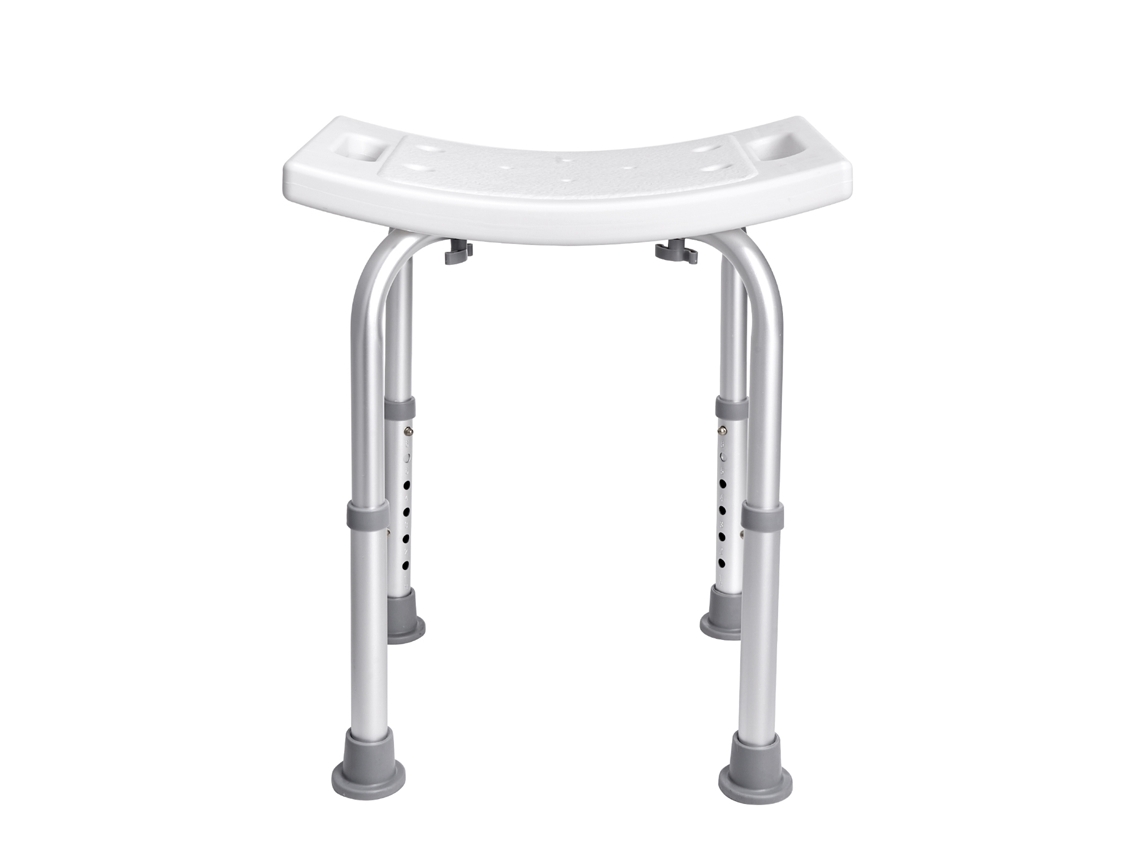 Silla de ducha Succebuy, altura ajustable con asas integradas, banco antideslizante, taburete de bañera, soporte para asiento, 159 kg
