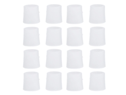 8 Pares De Protectores De Dedos Elásticos Antideslizantes Transparentes Sebs Con Función Multiusos Y Material Suave.
