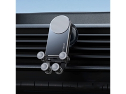 Soporte Plegable Para Teléfono De Coche Compatible Con Todas Las Tabletas Y Smartphones Con Ranura, Con Clip Antiviento Mejorado.