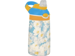 Juego de 3 botellas de agua deportivas con asa y tapa transparente | Sin marca