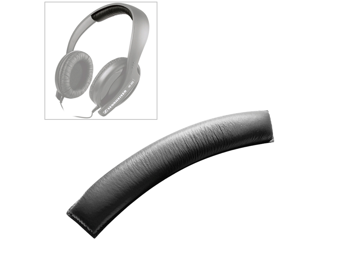 Diadema de repuesto compatible con auriculares Sennheiser HD497 - Negra