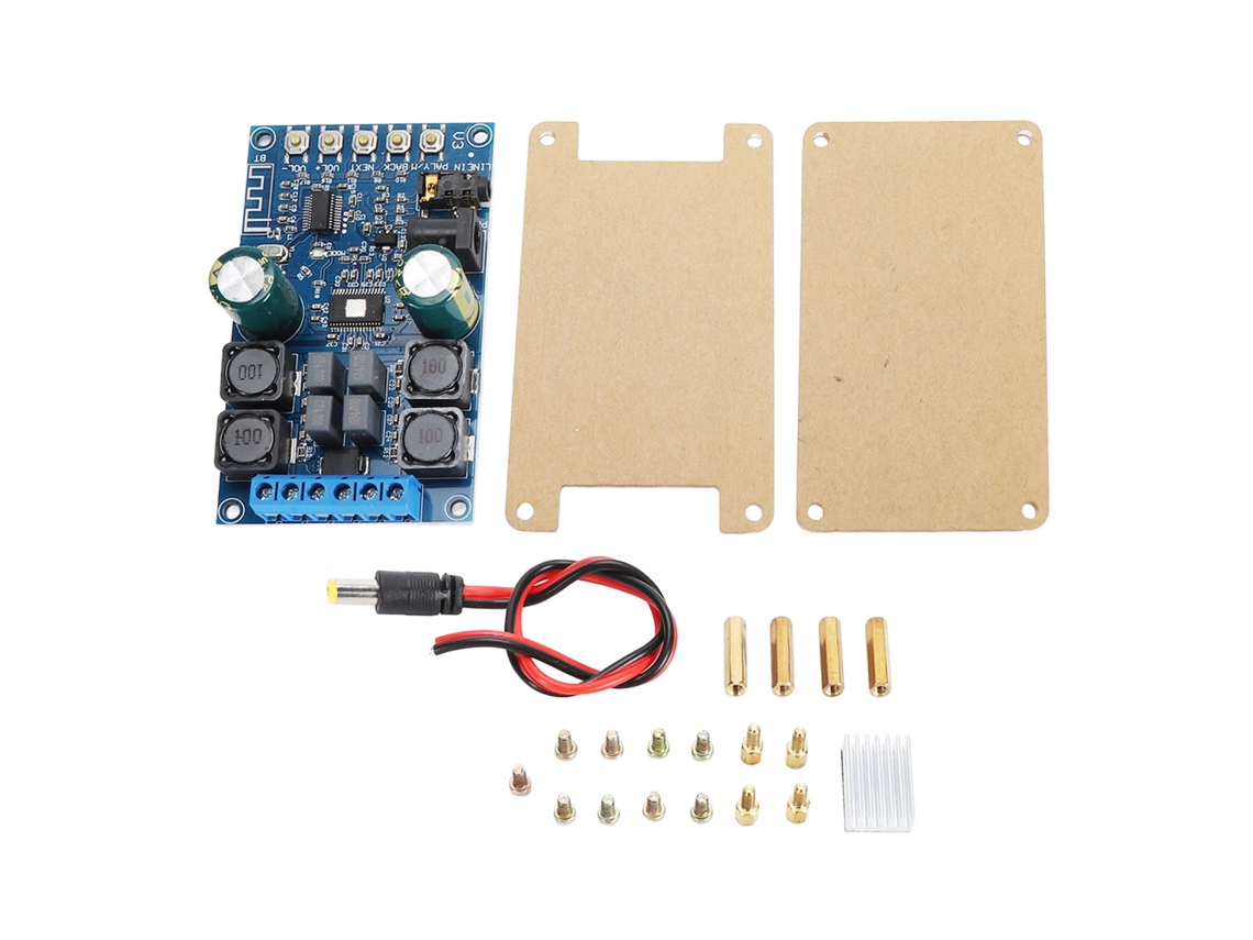 Placa De Amplificador De Potencia Bluetooth (canal Doble 50w+50w Chip Tpa3116 Bt5.0)