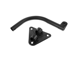 Soporte De Pared Para Ventilador De Alta Resistencia Con Kit De Estabilización, Negro, 32x28x17cm, Para Uso Residencial.