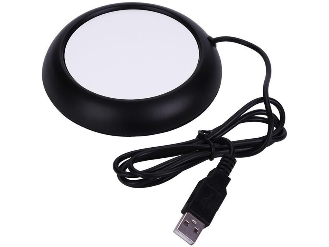 Calentador De Tazas Para Café Y Té, Escritorio, Oficina, Hogar, Bandeja Caliente, Usb, Negro
