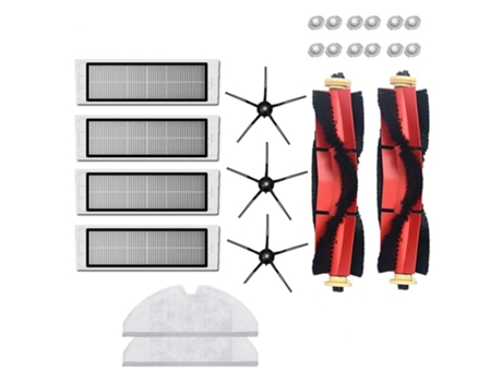 Accesorios para Xiaomi Roborock S6 S60 S65 S5 Max, piezas de limpiador al vacío, filtro Hepa lavable, cepillo principal de Cepillo Lateral de 5 bra...