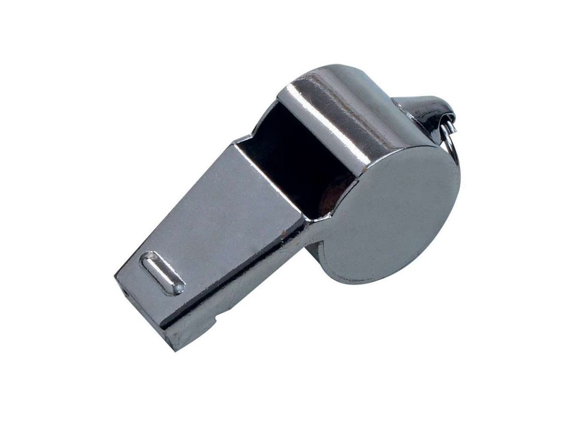 Silbar de Arbitro SELECT Metálico (Gris - Metal - L)
