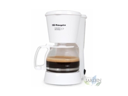 Cafetera de Goteo ORBEGOZO Blanco 6 Tazas Filtro extraíble permanente 650 W