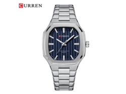 Reloj De Pulsera Rectangular De Acero Con Correa De Acero Para Hombre, Estilo Moderno Y Creativo. Reloj De Pulsera De Cuarzo Para Hombre.