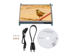 Pantalla Táctil Lcd Hdmi De 7 Pulgadas Para Raspberry Pi (800x480) Monitor De Computadora