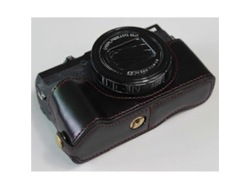 Funda protectora de cuero sintético para cámara Canon PowerShot G5 X Mark II