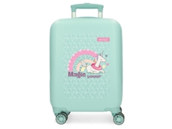 ENSO Maleta De Cabina ABS Rígida Magic Summer Azul