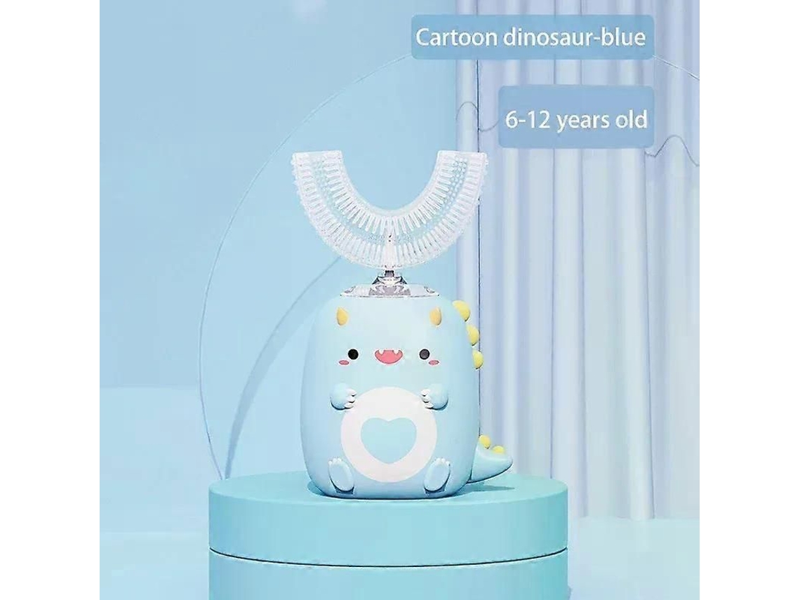Cepillo de dientes eléctrico GOKOCO en forma de U para niños, sónico de 360 ​​grados, blanqueamiento dental inteligente.