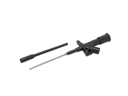 Gancho de poda flexible de acero inoxidable con gato de seguridad negro de 4 mm
