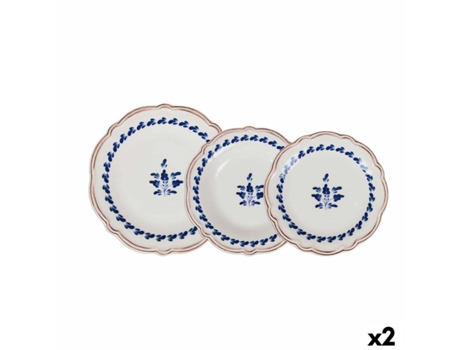 Set de Vajilla SANTA CLARA Lousame (12 Piezas)