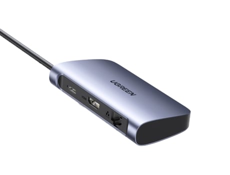 Adaptador UGREEN 50852 Cm212 7In1 Tipo-C a Pd100W HDMI 1000Mbps 2Usb3.0 Sd/TF para Huawei Mate40/P50 S20