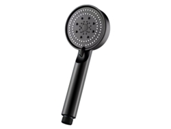 Ducha de mano de alta presión con innovadora estructura interna que optimiza el uso del agua para una ducha refrescante.