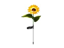 Rebe-luz De Girasol Solar Led Exterior Decorativa Para Jardín Villa Patio Paisaje Cesped Luz Blanca Cálida