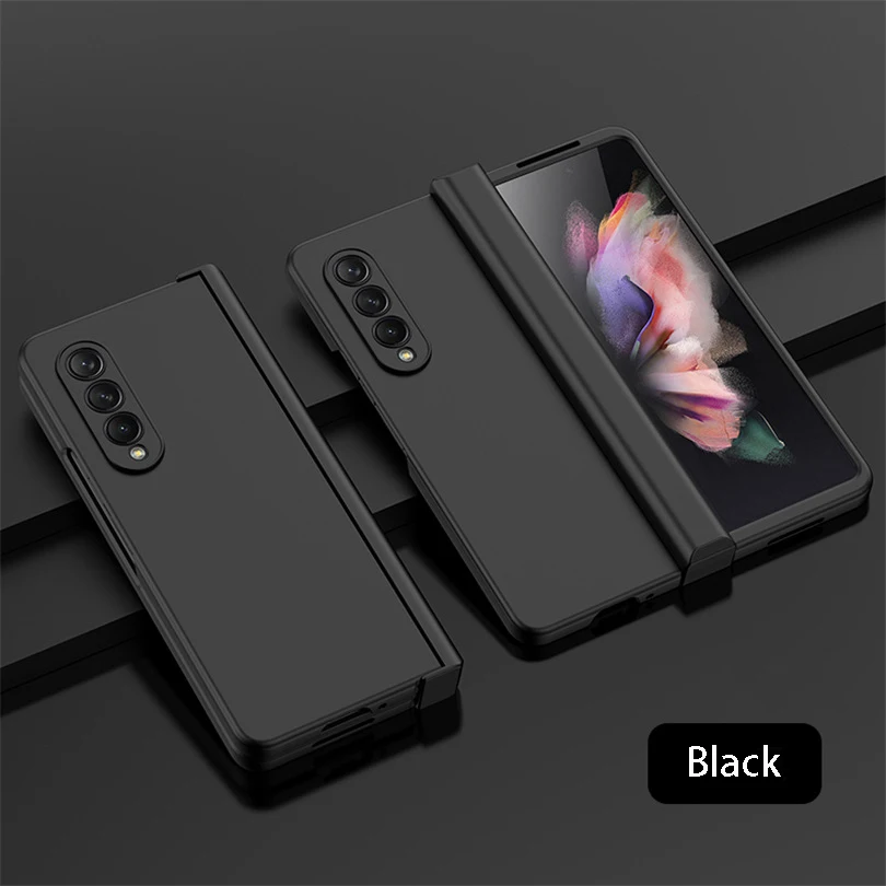 (negro, Galaxy Z Fold6) Funda Para Teléfono De Material Pc, Compatible Con Samsung, Funda Protectora Plegable Ultrafina Con Bisagra.