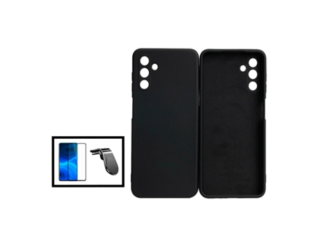 Kit De Película De Vidrio Templado De Cubierta Completa 5D Soporte Magnético De Silicona Líquida L Coche De Conducción Segura Para Samsung Galaxy A...