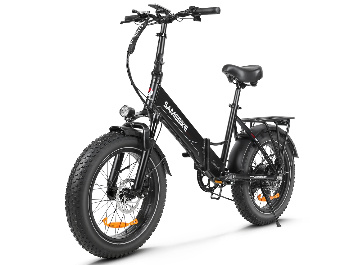 Bicicleta eléctrica plegable Samebike Lotdm200 II, 20 pulgadas, para adultos, motor de 750 W, batería de 48 V y 13 Ah