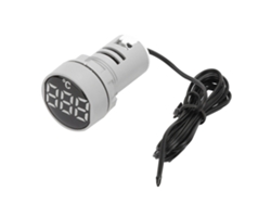 Termómetro Digital Led Con Indicador De Temperatura, Ca 50~380v, -20~199℃, Blanco