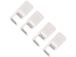 Juego De 2 Soportes De Pared Para Escobas Y Fregonas: Proporciona Un Almacenamiento Eficiente.