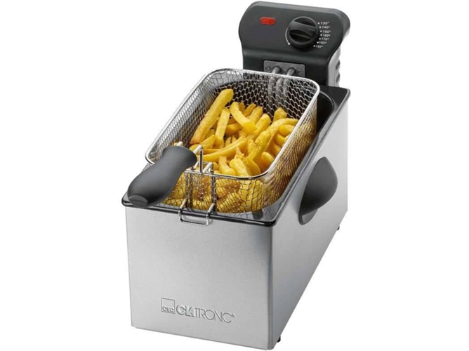 Freidora de Aceite CLATRONIC FR 3586 (3 kg - Negro)