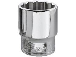 Vaso Metrico 3/8'' 12 Puntas Diametro 21Mm Largo 33Mm FACOM J.21