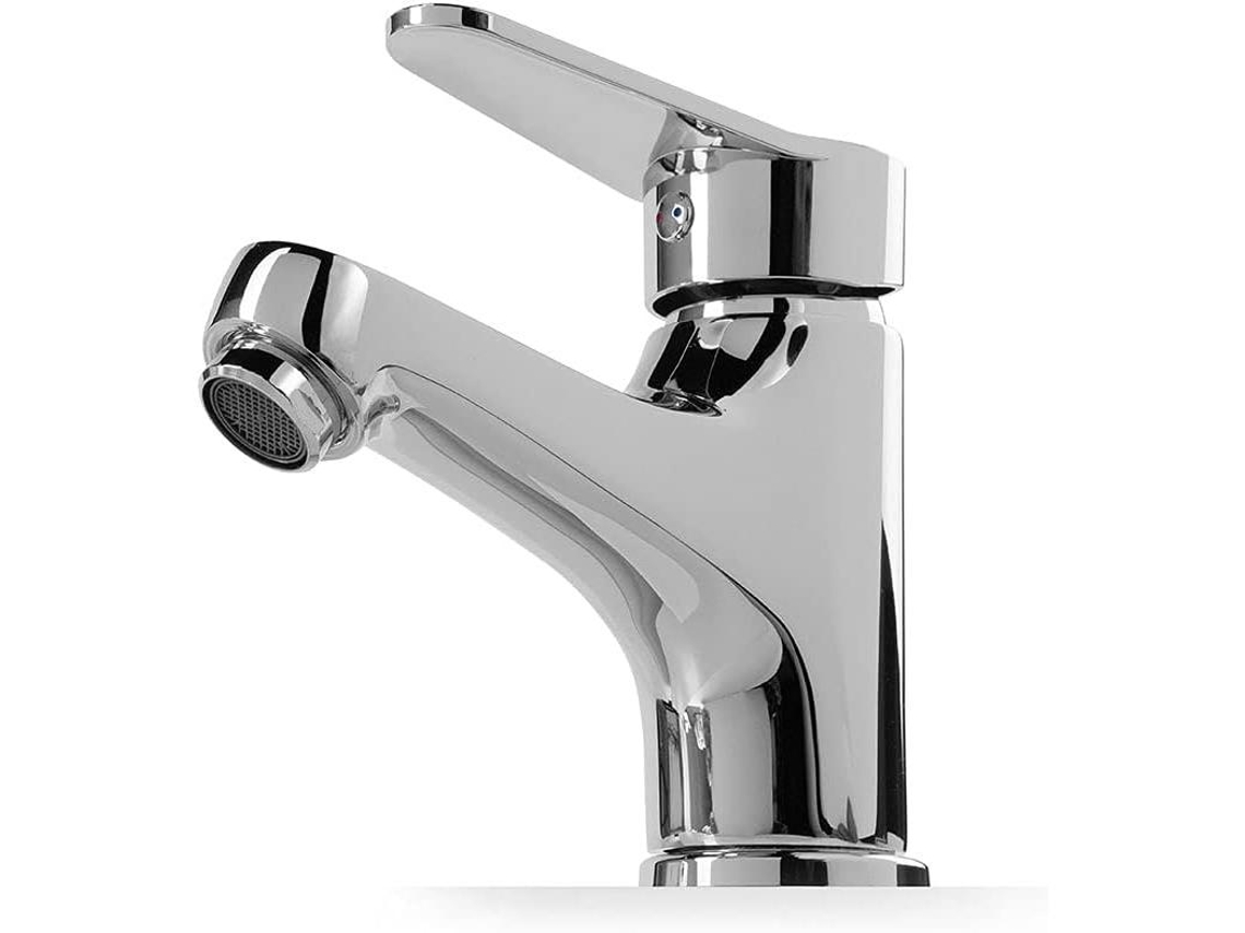 Grifo monomando para lavabo, de fácil instalación.
