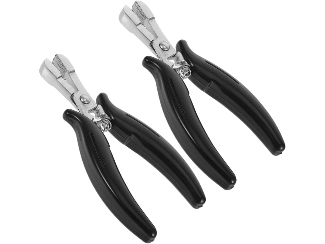 2 Pièces Pince Para Extensions Cheveux Profesionalle Mini Retrait Con Poignée Antidérapante Ch...
