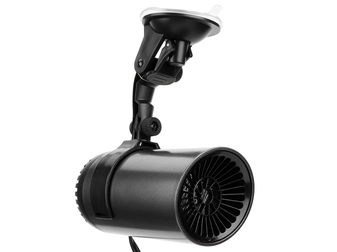 Calentador De Aire Automotriz 2 En 1 De 150 W Y 12 V Para Automóvil, Desempañador Y Descongelador Con Soporte.