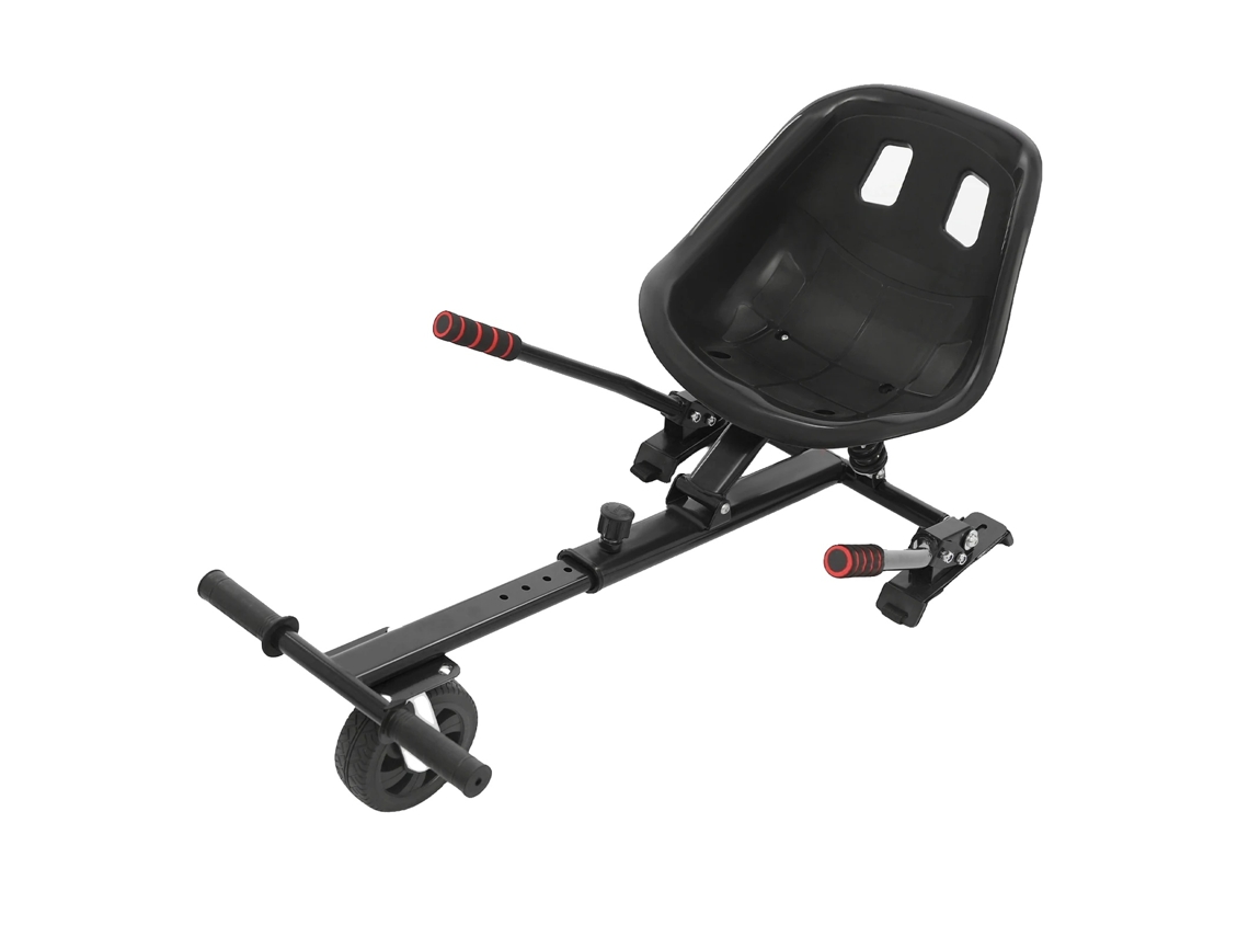 Accesorio de asiento para portabebés personal, altura ajustable, ajuste universal, negro.