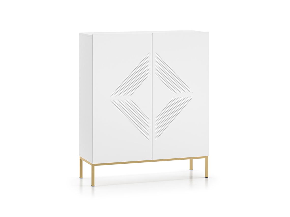 Aparador FURNLUX Clearing (Blanco, Madera Contrachapada - 100X37X120 Cm)