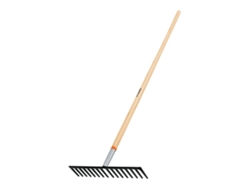 Rastrillo recto reforzado, 16 dientes, mango de 60", Truper