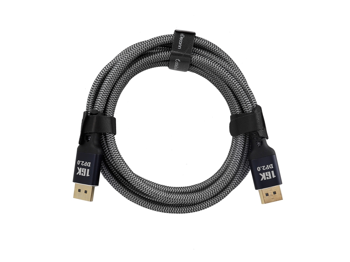 Adaptador de cable DVI Displayport 2.0 con soporte de 16k a 60hz compatible con TV y monitor