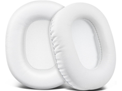 Almohadillas de espuma viscoelástica blancas Digitallab para auriculares Audio-Technica Ath M50x, M40x y M30x