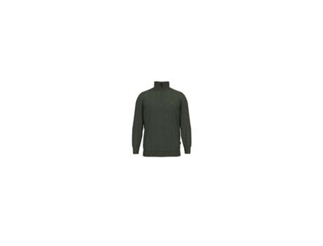 Camiseta de Hombre NAPAPIJRI Cremallera Damavand Hz Verde (2XL)