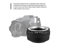 Adaptador De Montura De Lente Manual Fotga Para Lentes Pentax M42 A Cámaras Mirrorless Fuji X-mount X-a5 X-e3 X-t30