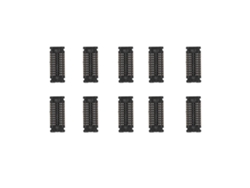 Conector FPC de cristal digitalizador de pantalla táctil para iPad Mini, 10 piezas, dorado claro