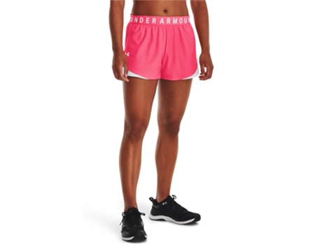 Pantalones Cortos para Mujer de Training UNDER ARMOUR (S - Rosa)