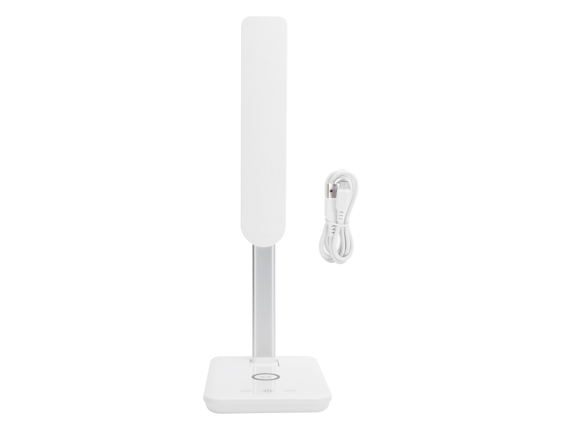 Lámpara De Escritorio Con Cargador Inalámbrico (lámpara De Escritorio Led De Carga Inalámbrica Rápida De 10w Para Cuidado De Los Ojos)