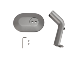 Soporte De Mesa Para Secador Y Plancha De Pelo Airstrait Ht01, Metálico Antideslizante, Gris Plateado.