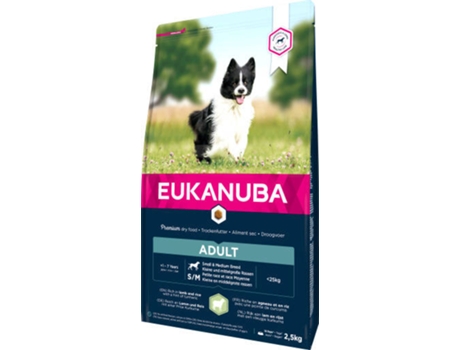 Pienso para Perros EUKANUBA (Adulto - Razas Medianas - 2.5 Kg)